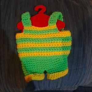 Vibrant Handmade Doll Outfit 16in Crochet